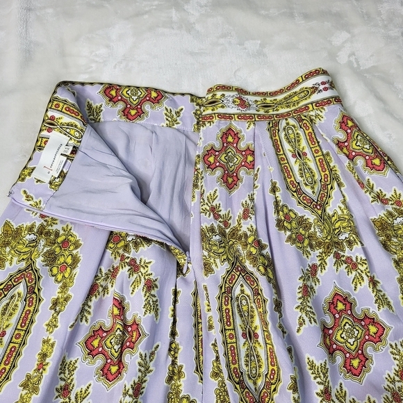Anthropologie Echarp Skirt. Size 2. Light Purple, Pink, White & Yellow. - Picture 10 of 12